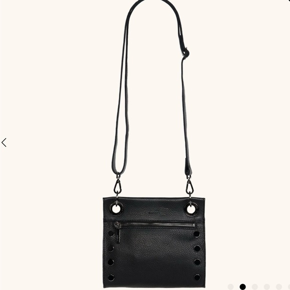 Hammitt Black Crossbody Bag with gun metal hardware Accents - Picture 7 of 13